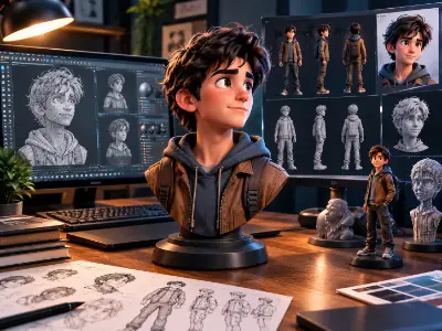 3D Character Modeling Project